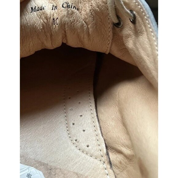 JD FISK Men’s Size 10 Blue Light Leather Suede Sole Lace up OXFORD SHOES - Picture 7 of 14